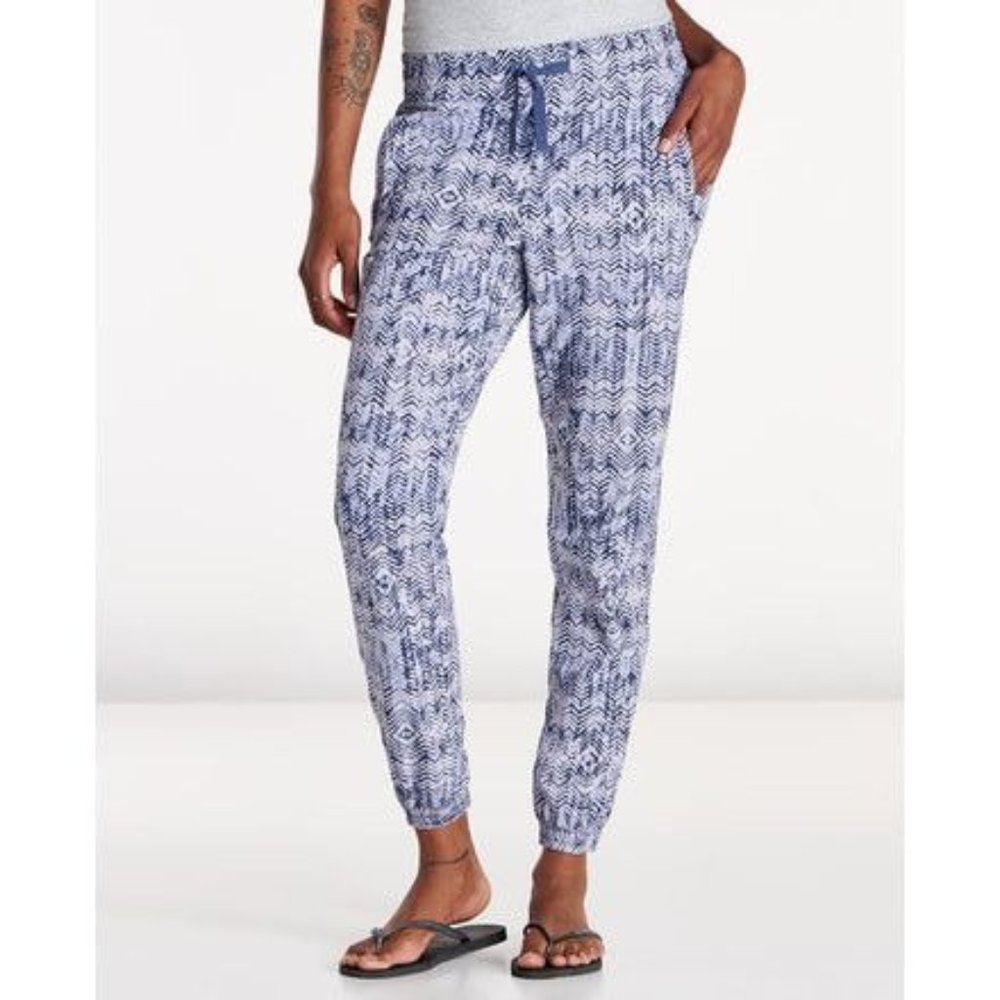 Toad & Co Sunkissed Rollup Pant Sz XS Blue Print